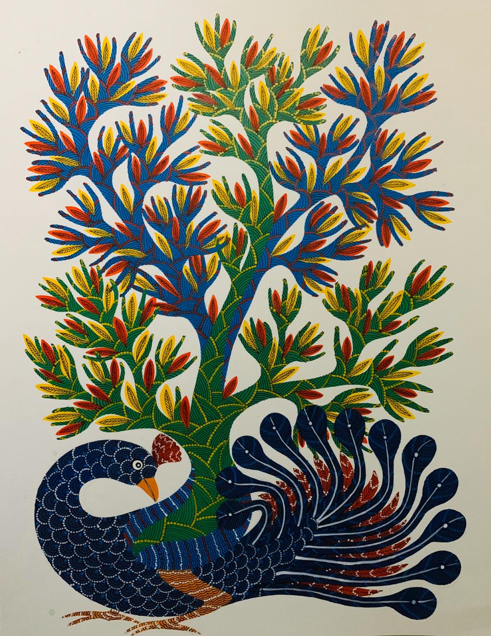 GOND -PEACOCK