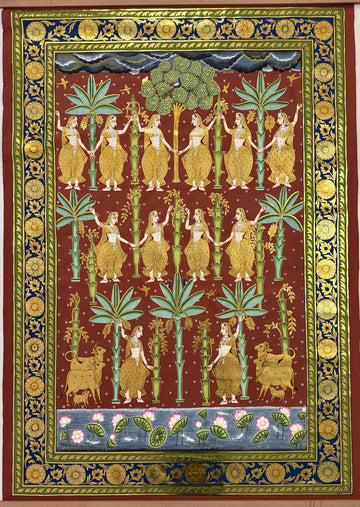 Pichwai - Raagini Deccan style with Gold foil