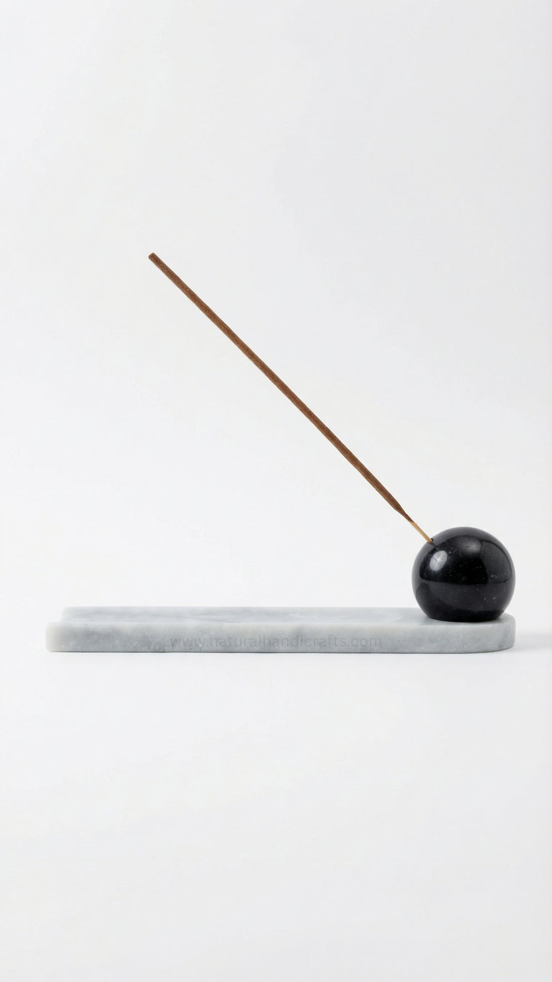 Pure White & Black Incense Holder