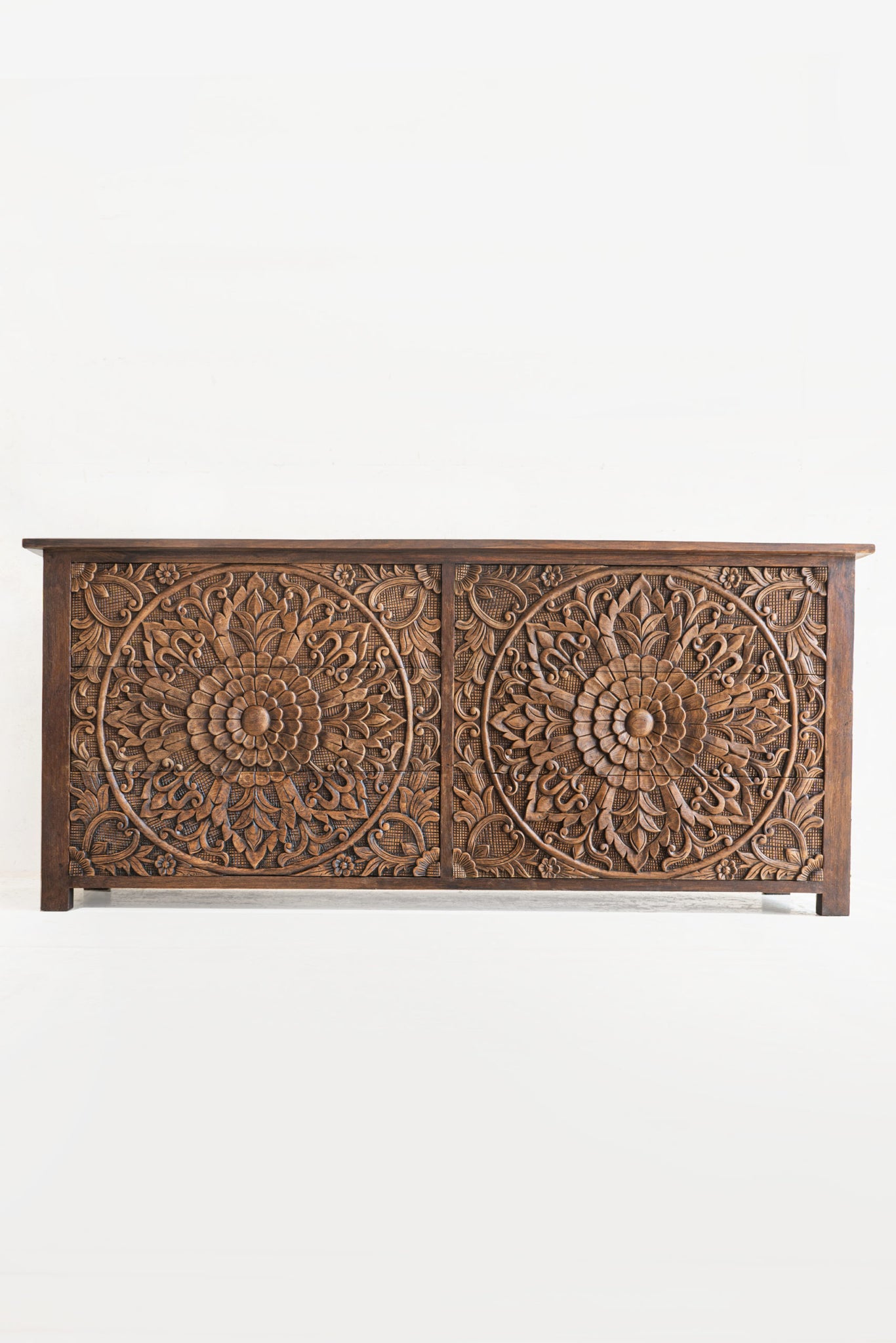 Balinese Teak Wood Dresser Brown