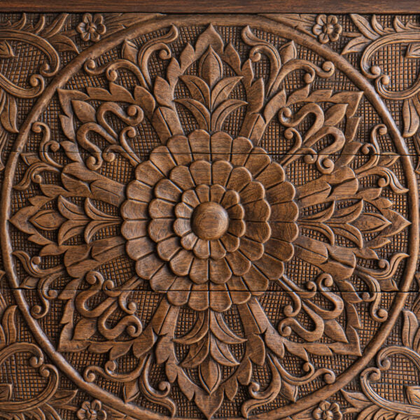 Balinese Teak Wood Dresser Brown