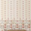 Wallpaper with 'Parchinkari' design featuring symmetrical floral inlay patterns against a soft background, exuding classic sophistication and artisanal charm.